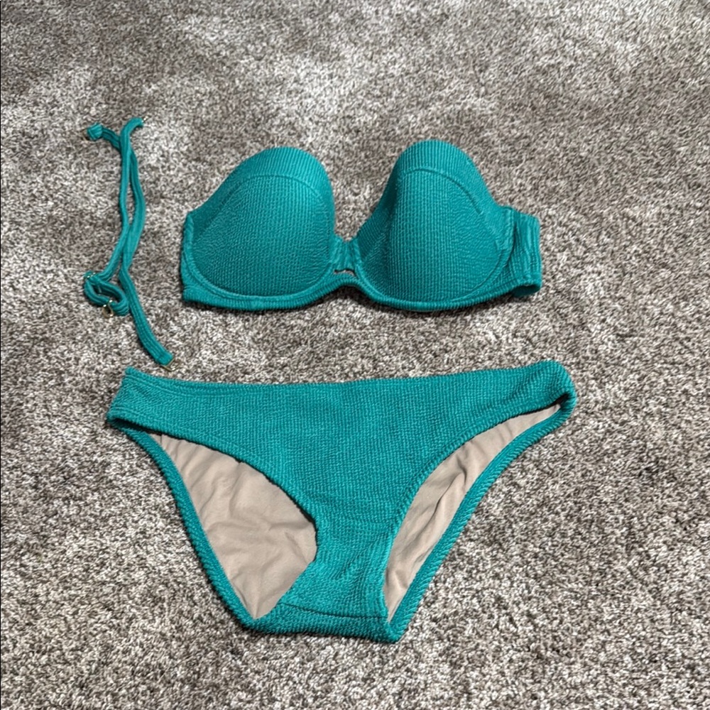 Teal Bikini Set